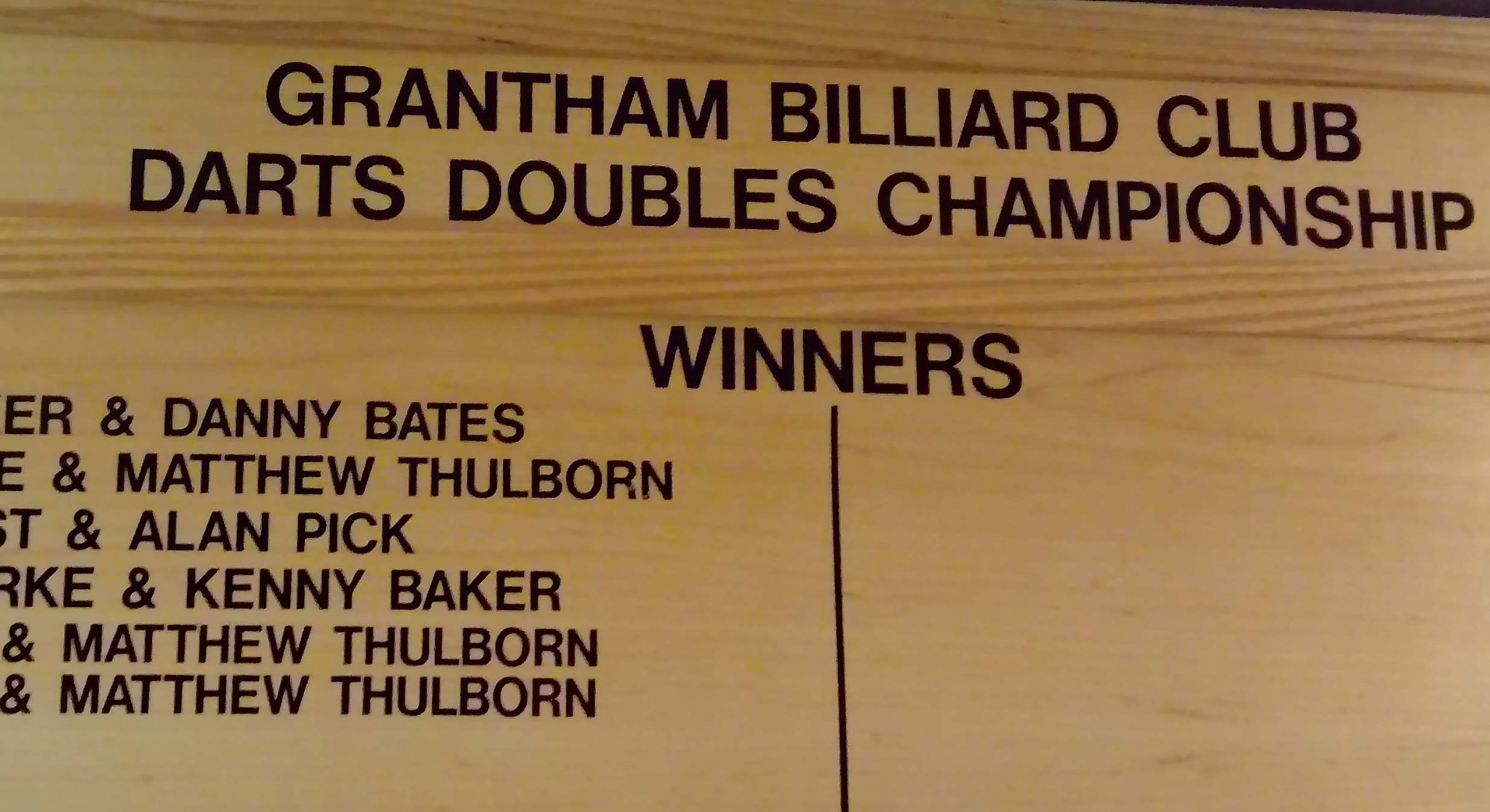 Darts Doubles Championship